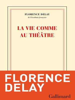 cover image of La vie comme au théâtre